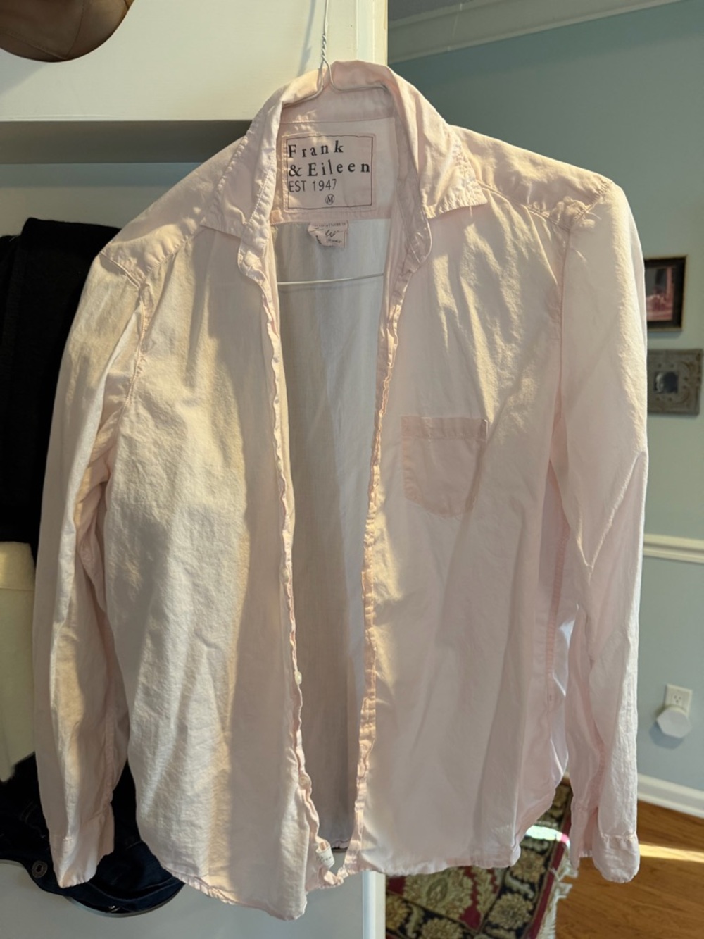 Frank & Eileen Pale Pink Casual Button-Down Shirt